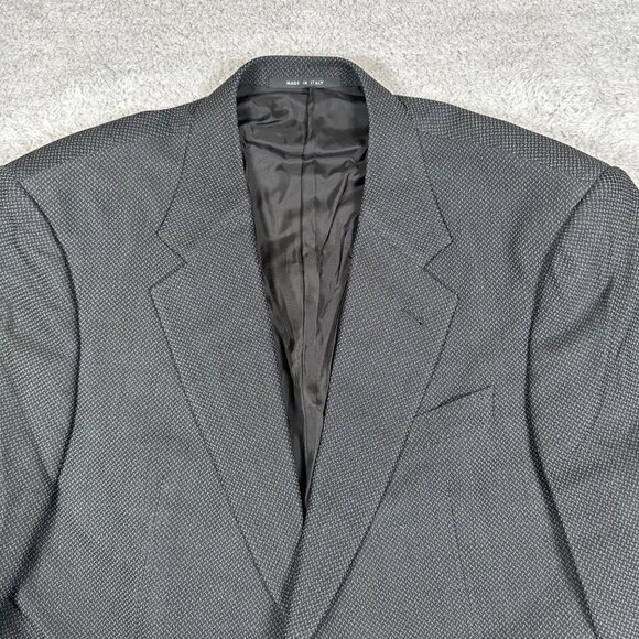 Vintage Giorgio Armani Collezioni Men's Jacket Blazer Single Breasted Size 44R - Picture 3 of 15